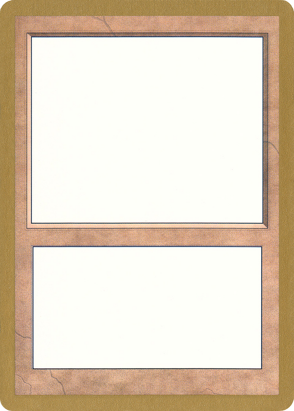 1998 World Championship Blank Card (WCD-) - World Championship Decks 1998