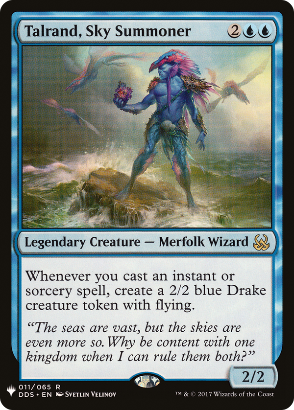 Talrand, Sky Summoner (LIST-011) - The List