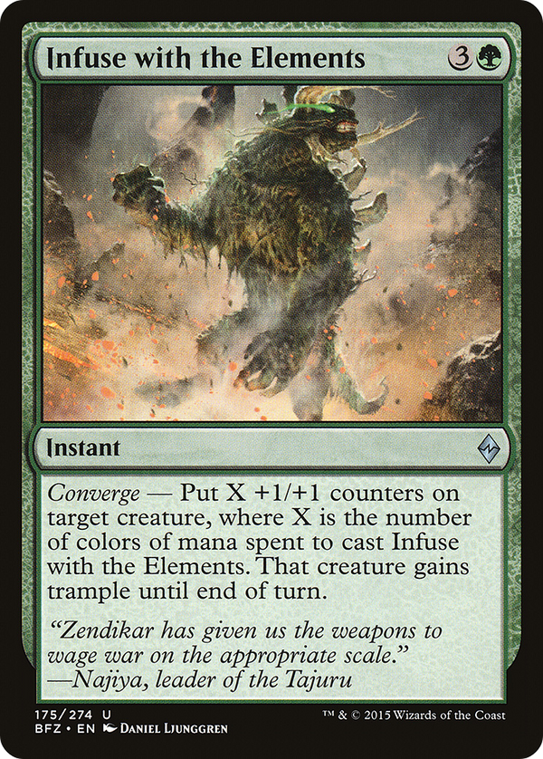 Infuse with the Elements (BFZ-175) - Battle for Zendikar Foil