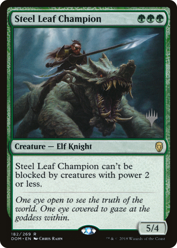 Steel Leaf Champion (PPM20-182) - Dominaria Promos Foil