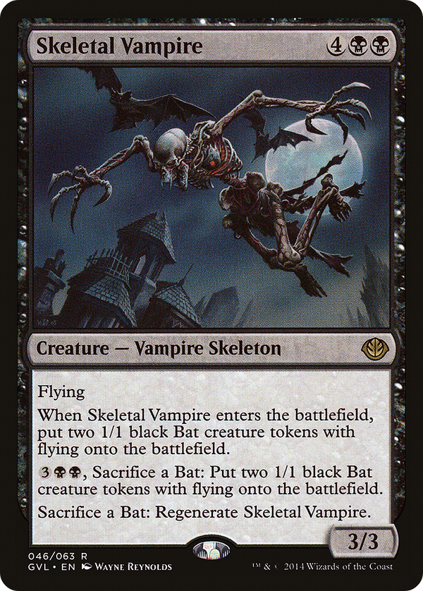 Skeletal Vampire (DD3-) - Duel Decks Anthology: Garruk vs. Liliana
