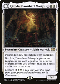 Katilda, Dawnhart Martyr (VOW-021) - Innistrad: Crimson Vow: (Double Faced Transform)