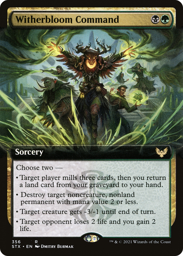 Witherbloom Command (Extended Art) (STX-356) - Strixhaven: School of Mages: (Extended Art)