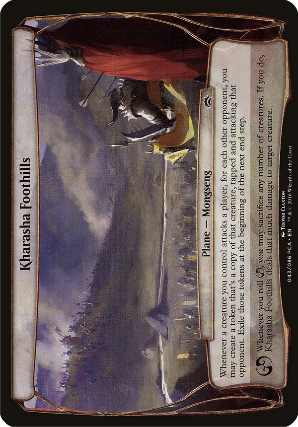 Kharasha Foothills (Planechase Anthology) (OVER-) - Planechase Anthology Planes
