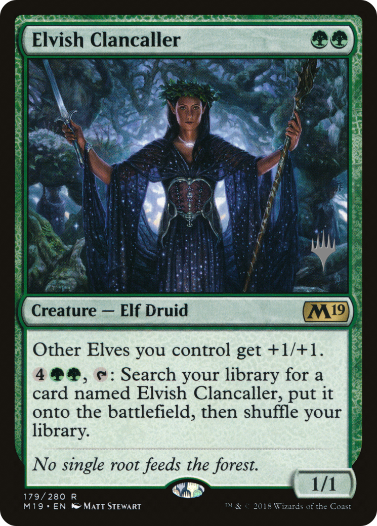 Elvish Clancaller (PPM20-179) - Core Set 2019 Promos