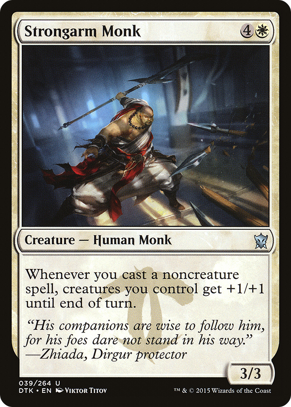 Strongarm Monk (DTK-039) - Dragons of Tarkir Foil