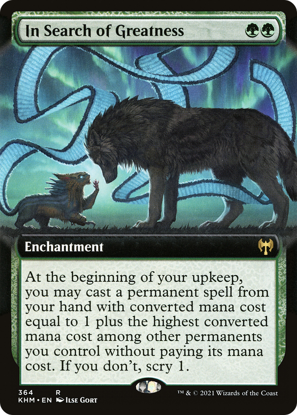 In Search of Greatness (Extended Art) (KHM-364) - Kaldheim: (Extended Art)