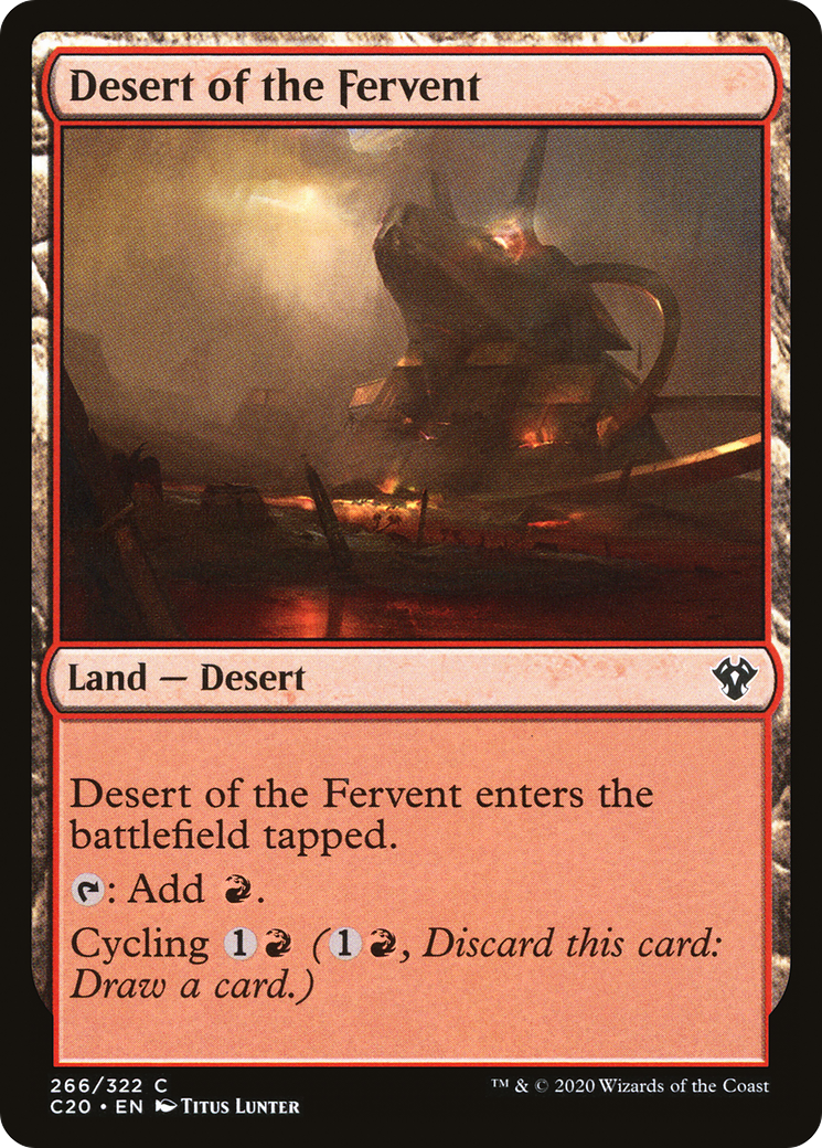 Desert of the Fervent (C20-266) - Commander 2020