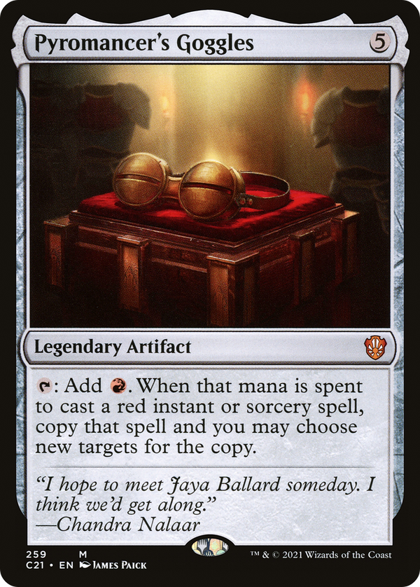 Pyromancer's Goggles (C21-259) - Commander 2021
