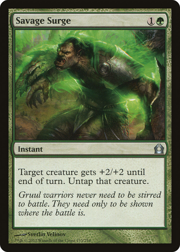 Savage Surge (RTR-133) - Return to Ravnica