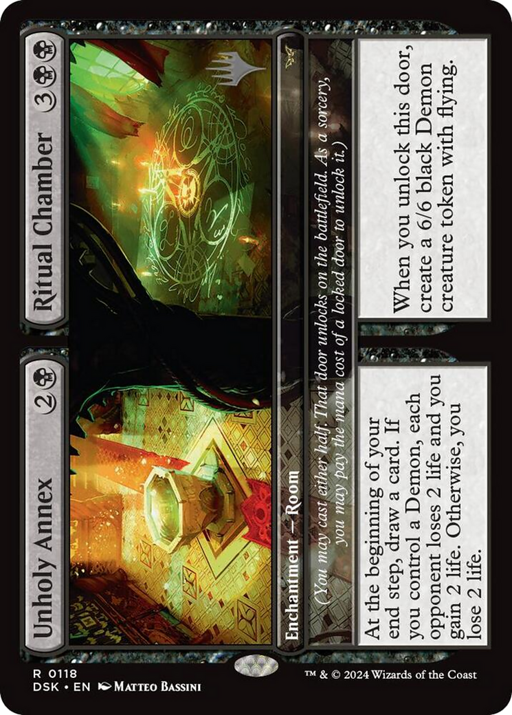 Unholy Annex // Ritual Chamber (PPDSK-118) - Duskmourn: House of Horror Promos