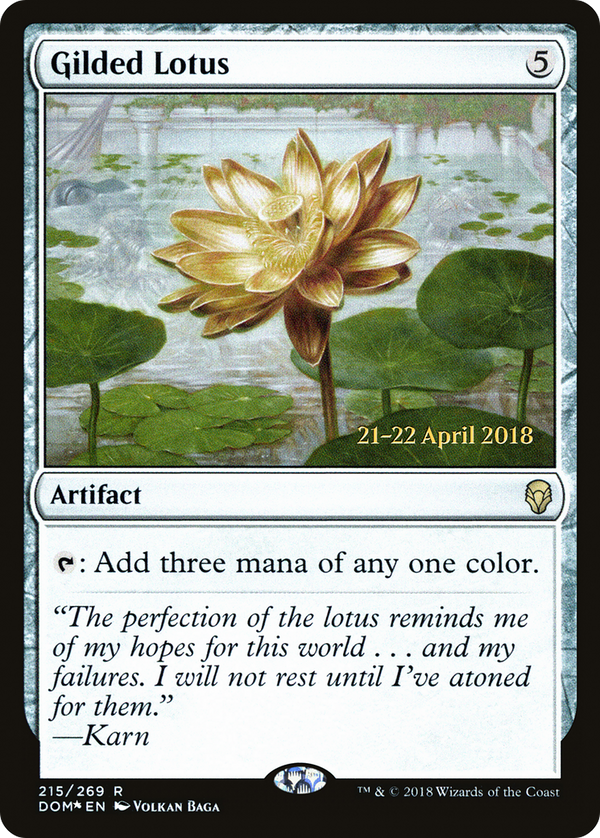 Gilded Lotus (PRE-215) - Dominaria Promos Foil