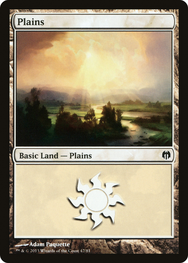 Plains (42) (DDL-042) - Duel Decks: Heroes vs. Monsters