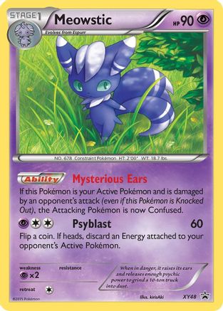 Meowstic - XY48  - Holofoil XY Promos - Promo