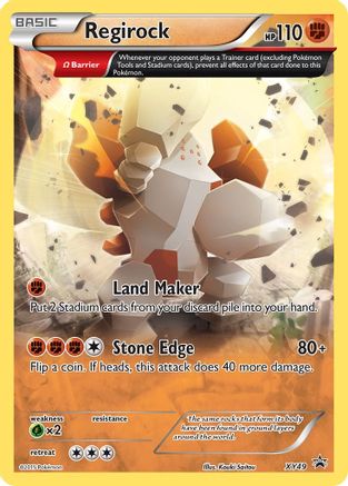 Regirock - XY49  - Holofoil XY Promos - Promo