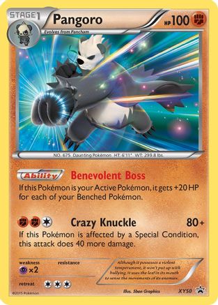 Pangoro - XY50  - Holofoil XY Promos - Promo