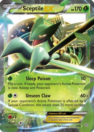 Sceptile EX 007  - Holofoil XY  Ancient Origins - Ultra Rare