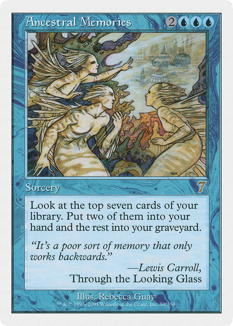 Ancestral Memories (7ED-059) - 7th Edition Foil