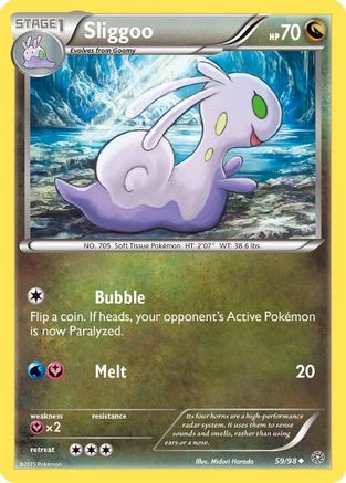 Sliggoo 059  XY  Ancient Origins - Uncommon