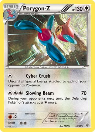 Porygon (66) 066  - Reverse Holofoil XY  Ancient Origins - Rare