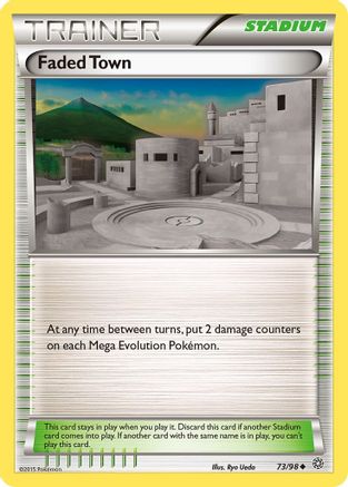 Faded Town 073  - Reverse Holofoil XY  Ancient Origins - Uncommon