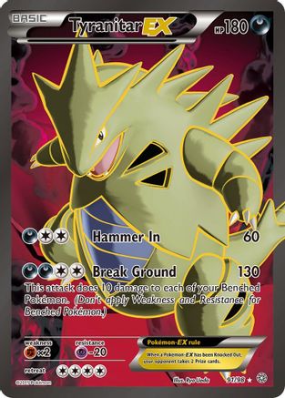 Tyranitar EX (91 Full Art)  - Holofoil XY  Ancient Origins - Ultra Rare
