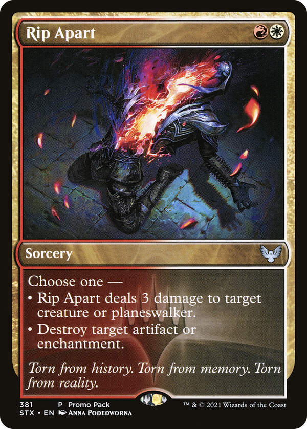 Rip Apart (PPSTX-381) - Strixhaven: School of Mages Foil