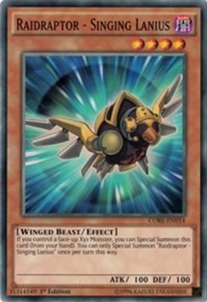 Raidraptor - Singing Lanius (CORE-EN014) - Clash of Rebellions Unlimited