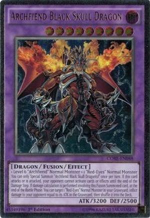 Archfiend Black Skull Dragon (UTR) (CORE-EN048) - Clash of Rebellions 1st Edition