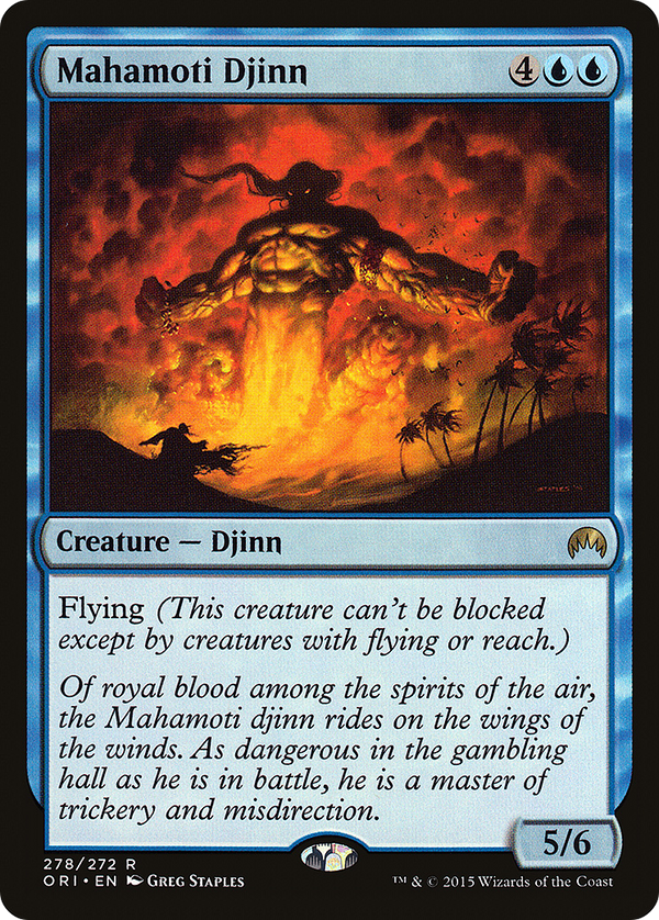 Mahamoti Djinn (ORI-278) - Magic Origins Foil