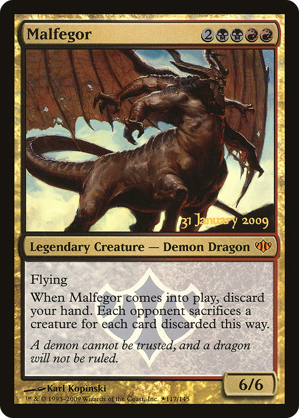 Malfegor (PRE-117) - Conflux Promos Foil