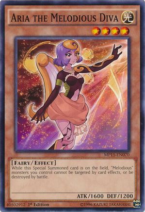 Aria the Melodious Diva (MP15-EN070) - 2015 Mega-Tins Mega Pack 1st Edition