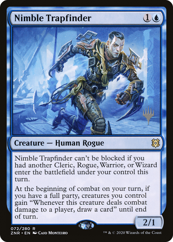 Nimble Trapfinder (PPZNR-072) - Zendikar Rising Promos