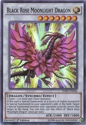 Black Rose Moonlight Dragon (HSRD-EN044) - High-Speed Riders 1st Edition