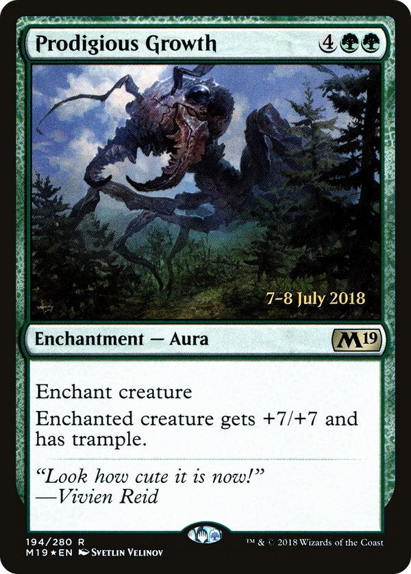 Prodigious Growth (PRE-194) - Core Set 2019 Promos Foil