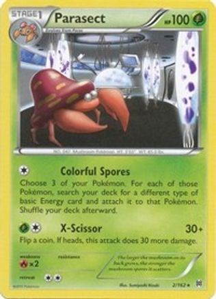 Parasect 002  XY  BREAKthrough - Rare