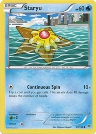 Staryu 029  - Reverse Holofoil XY  BREAKthrough - Common