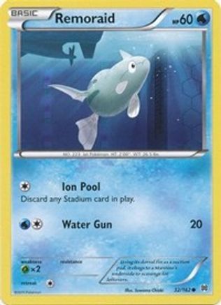 Remoraid (32) (32) 032/162  - Reverse Holofoil XY  BREAKthrough - Common