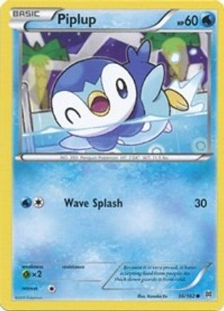 Piplup 036  XY  BREAKthrough - Common