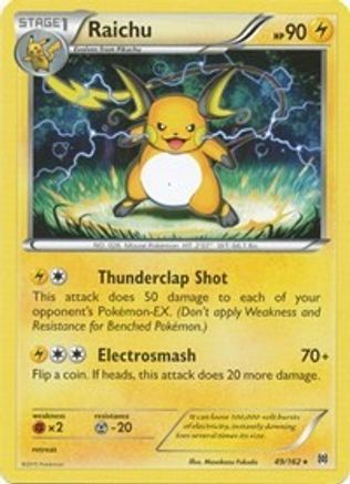 Raichu 049  XY  BREAKthrough - Rare