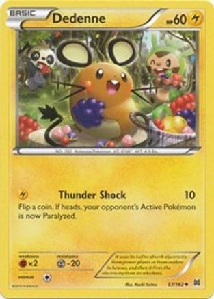 Dedenne 057  - Reverse Holofoil XY  BREAKthrough - Uncommon