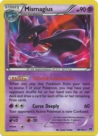 Mismagius 066  - Reverse Holofoil XY  BREAKthrough - Holo Rare