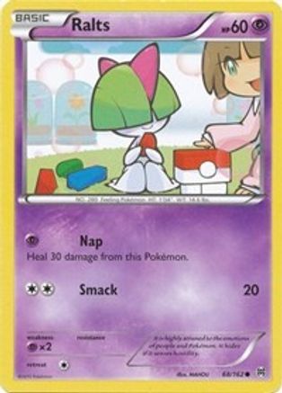 Ralts (68) (68) 068  - Reverse Holofoil XY  BREAKthrough - Common