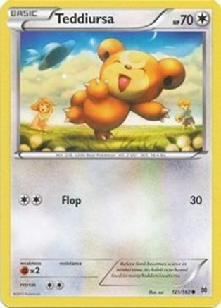 Teddiursa 121  XY  BREAKthrough - Common