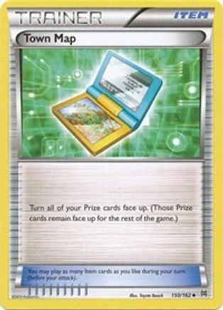 Town Map 150  XY  BREAKthrough - Uncommon