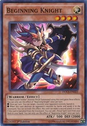 Beginning Knight (DOCS-EN022) - Dimension of Chaos 1st Edition