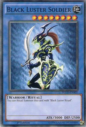 Black Luster Soldier (YGLD-ENA01) - King of Games: Yugi's Legendary Decks 1st Edition