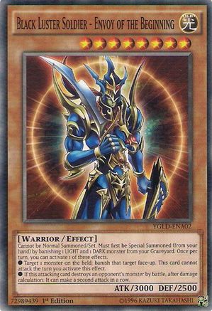 Black Luster Soldier - Envoy of the Beginning (YGLD-ENA02) - King of Games: Yugi's Legendary Decks Unlimited
