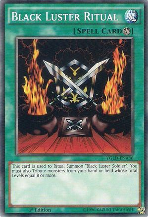 Black Luster Ritual (YGLD-ENA36) - King of Games: Yugi's Legendary Decks Unlimited