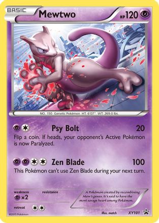 Mewtwo - XY101  - Holofoil XY Promos - Promo